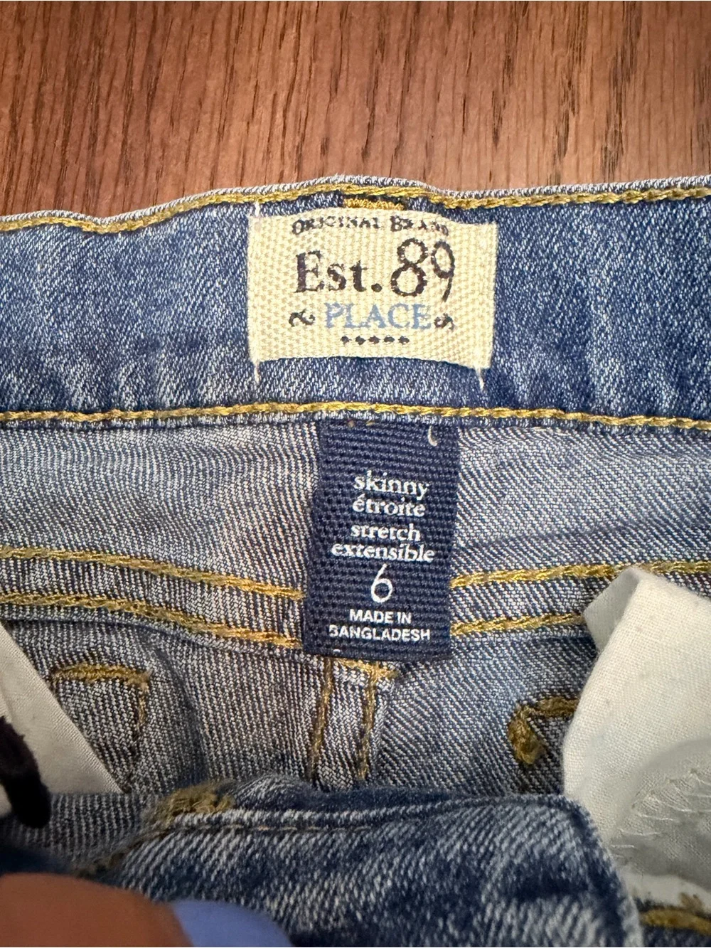 The Children’s Place Girls Skinny Jeans Bundle Size 6 Blue Stretch Denim